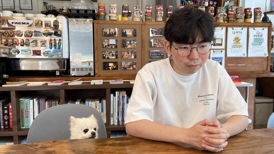 처남이 한국에 왔다.